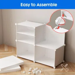 keekos 6 Layer Simple Bookshelf/Multipurpose Rack/Children Bookcases/File Rack Office Metal Open Book Shelf image 3
