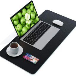SHIDHMI Laptop Pad Desk Pad, PU Leather Office Desk Mat, Ultra Thin, Extra Large, Waterproof Desk Blotter, Laptop Mouse Pad Table Protector for Office and Home Mousepad-picture-24