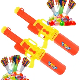 High Pressure Water Gun Pichkari Holi & Pool Party(2 Pichkari +6 Magic Balloon) Water Gun-image-73