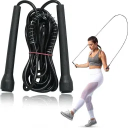 Single Tummy Trimmer With Sweat Belt and Skipping Rope Ab Exerciser-0