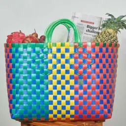the quirk box Green Multipurpose Carry Basket with Handle 9 inches-picture-7