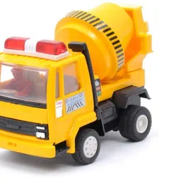 Plastic concrete mixer with rotatble mixer drum without battery ,pullback action-4
