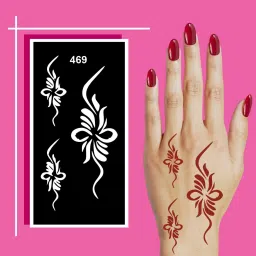 Floral Henna Stencil With Stunning Back Hand Designs For Every Day-image-46