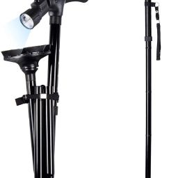 Portable Aluminium Alloy Handle Dependable Professional LED Light Folding Walking Stick For Old Gentleman, walking sticks for old people, walking stick for old women, stick for old man walking Walking Stick Walking Stick-image-70