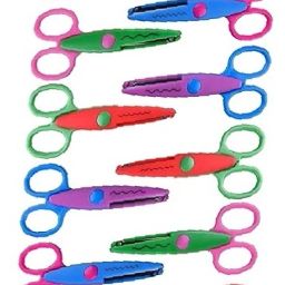 Designer Shape Cutter Scissor Pack of 12 Different Design, Zig Zag For Craft-B Scissors-image-61