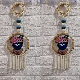 Nutts Traditional Beaded Chudi MDF Shrinath Ji Peony Beads Latkan Hanging Toran-picture-36