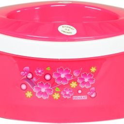 Pink & White Casserole Econa 2400(2000 ML) Cook and Serve Casserole-image-73