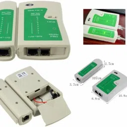 VGS MARKETINGS RJ45 and RJ11 LAN network Ethernet internet cable Tester RJ 45 Cat5 RJ 11 / 12 Network Cable Tester for RJ45 RJ11 RJ12 CAT5 CAT 6 UTP Lan Adapter image 2
