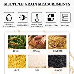 r-tek Grain Moisture Meter with Long Probe For 8 Types of Grains Moisture Meter Digital Moisture meter For 8 Types of Grains Moisture Testing Meter Pin-Type Digital Moisture Measurer image 5