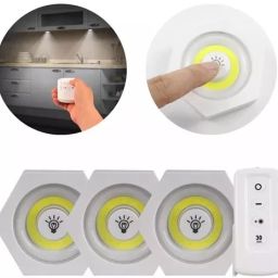 VOLTegIC 3-Pack Bright White COB LED Lights with Remote Control Ceiling Lamp-13