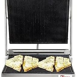 9 Slice Jumbo Electric Commercial Sandwich Maker Grill-image-10