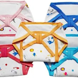 New Born Baby Cotton Hosiery Padded Premium Quality U Shape Nappies, Washable & Reusable Langot Cum Cotton Diaper Nappy Size 0-6 Months (Pack of 5)-picture-7