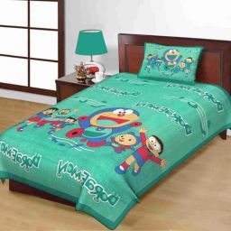 144 TC Cotton Single Jaipuri Prints Flat Bedsheet-image-71