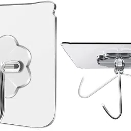 Strong Transparent & Self Adhesive Wall Hooks Hook 1-image-49