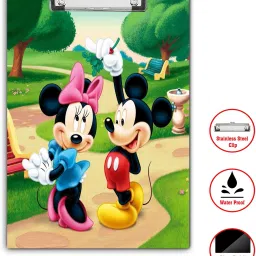 "Catroon Mickey Mouse" Exampad/Clipboard for kids, students, office use etc_081-26