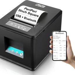 PeriPeri 80mm Square Bluetooth Receipt Printer With Auto Cutter & Cash Drawer Support Thermal Receipt Printer-image-74