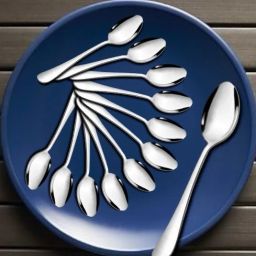 Teasip Must 12 Piece Stainless Steel Coffee Spoon, Tea Spoon, Table Spoon, Sugar Spoon Set-26