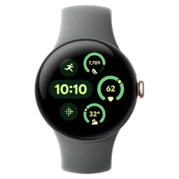 Google Pixel Watch 3 Wi-Fi + Bluetooth Wear OS 5.0 Smartwatch (45mm AMOLED Display, Qualcomm SW5100 Cortex M33 co-Processor, Hazel Active Band)-51