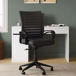 Mid-Century Drafting Staff, Workstation, Desk Chair Mesh Office Arm Chair-image-36