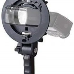 Hiffin ELINCHROME MOUNT S-Type Bracket Elinchrom S Mount Holder for Speedlite Flash Snoot Softbox Camera Flash Holder Flash Bracket Holder Mount Custom Flash Bracket image 4