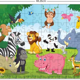 bookford Era Of Jungle Jigsaw Puzzle Game & Fun and Learning image 2