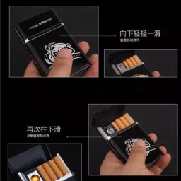 XCX_411C_Legend Cigarette Lighter Slide With Cigarette Case Pocket Lighter-picture-18