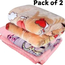 Cartoon Crib Mink Blanket forHeavy Winter-44