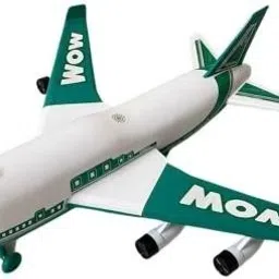 Aeroplane Big Size Unbreakable Plastic Friction Powered for kids-13