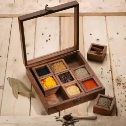 Wooden Cookie Jar - 45 ml-31
