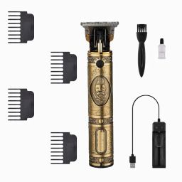 UZAN Hair Clippers Electric Pro Li Outliner Grooming Zero Gapped Baldheaded for Men Fully Waterproof Grooming Kit 90 minRuntime 4 Length Settings-12