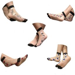 Women Floral Print, Self Design Ankle Length-image-59