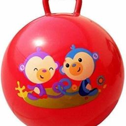 Jumping Hopping Bouncing Inflatable Sit and Bounce Hop Ball for Kid's (Multi-Color, 3 to 6 Years)-image-18