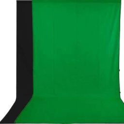 Stookin 8ft X 12ft Non-Transparent 2-in-1 Photography Backdrop Background Chromakey, 2 Colors in Single Backdrop (Black & Dark Green) Reflector-image-12