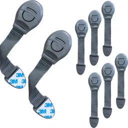 Safety Locks Child Safety Lock - 8 Grey Locks-image-98