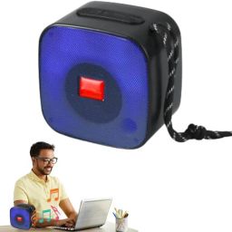 DRUMSTONE RGB Light Bluetooth Speaker | 5W Stereo with LED Lights – Kids’ Fun Gift 5 W Bluetooth Party Speaker-image-71