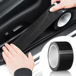 Nano black door tape-5 meter car door sill scuff guard protector Door Sill Plate-image-33