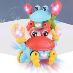 kobbet Crawling Crab Baby Musical Toy Light & Sound Interactive Early Entertainment Toy image 2