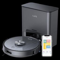 ILIFE T20s Robotic Vacuum Cleaner & Mop with Auto Recharging Station (5200 mAh Battery, Space Gray)-picture-16