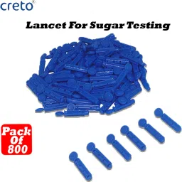 CRETO (800Pcs) 30-Gauge Round Blood Lancet Glucometer Lancets-image-82