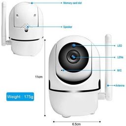 IC PLUS 2MP Smart CCTV Wi-fi 360° View, 2 Way Talk Motion Detect, Supports SD Card 3.3 IP Camera Camera image 2