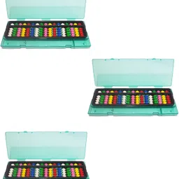 Multicolor 17 Rod Abacus Kit With Box Set Of 3-14