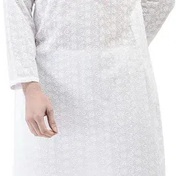 Men Pure Cotton Kurta Pyjama Set-image-1