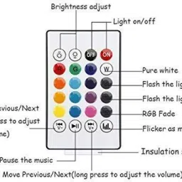 Khodalraj Enterprise LED Music Bulb Speaker Color changing Bulb/Disco Bulb /White with Remote Control Smart Bulb image 4