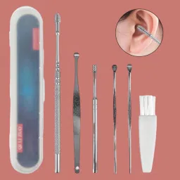 Ear-Scoop Set 6-Piece To Clean Earwax And Ear Canal Earwax Removal Tool Set-18