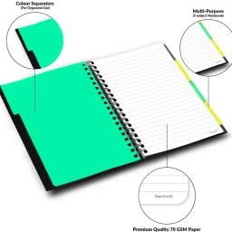 paperkraft Green Impression Series B5 Notebook Single Line 300 Pages image 3