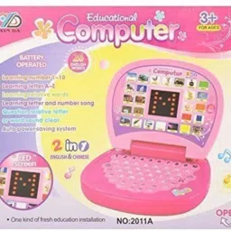 Mini Laptop for Kids - Learning Alphabet and Numbers with LED Display and Music-image-5