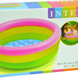 Water Tub Inflatable Pool 2ft Diameter Baby Bath Seat-image-47