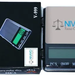 NIVAYO Electronic DIGITAL Scale,MH-999 (600 gram x 0.01 Gram) Digital Jewellery Weighing Scale, Gold & Silver ornaments Weight Measuring machine Portable Weighing Scale for homes and professionals Weighing Scale ,(Beta-11) Black Weighing Scale-13