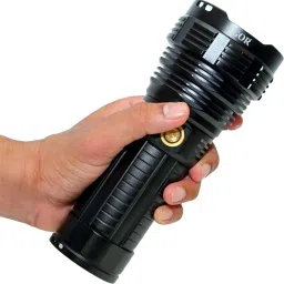 gor SCORCHER 2000 Lumens Laser LED Flashlight 1500m Range, Rechargeable, 5 Modes Torch image 2