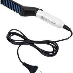 Wishbazaar Men's Styling Electric Modelling Comb Curling Hair Iron Straighten Hair Styler-image-42